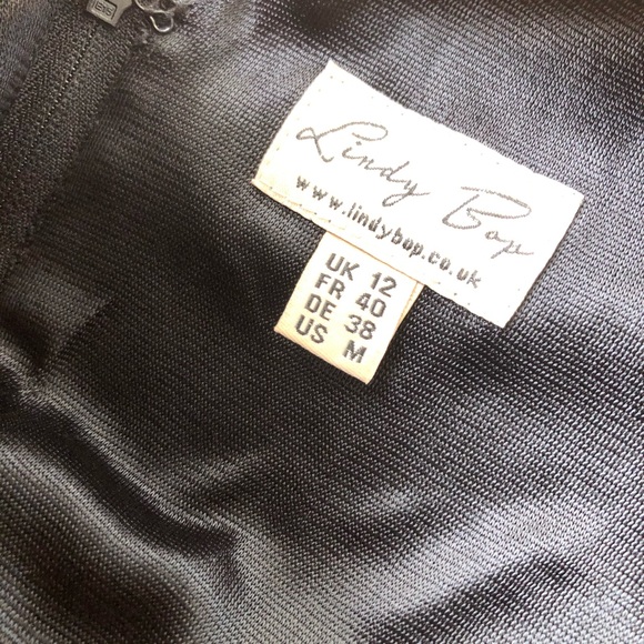 Lindy Bop Sleeveless Dress Camo Pockets - Picture 2 of 4